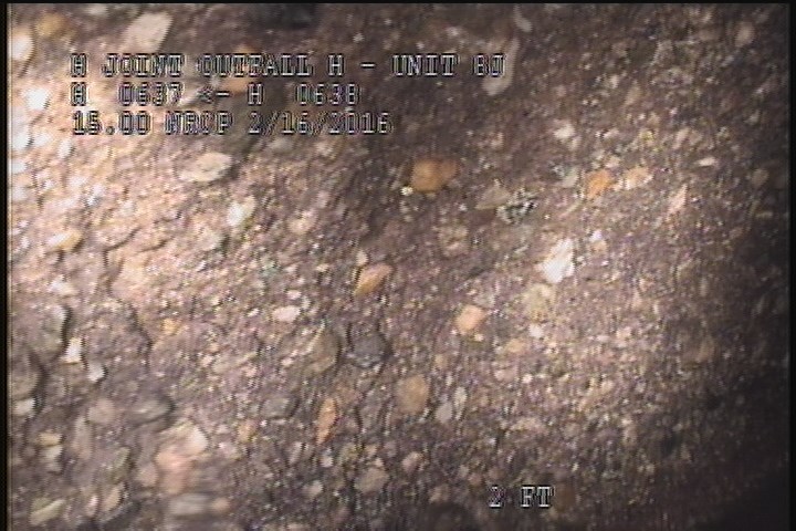Surface Spalling, from 10 to 02 o'clock, within 8 inches of joint: NO