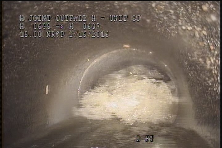 Surface Spalling, from 09 to 03 o'clock, within 8 inches of joint: NO