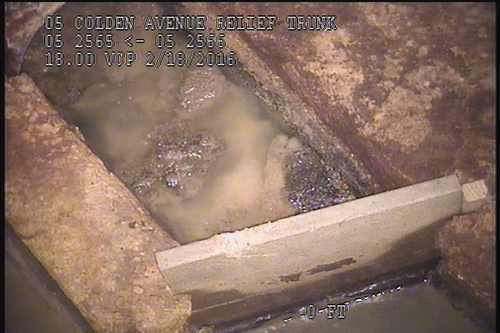 Water Level, 50 %of cross sectional area - NO FLOW STOPLOG IN PLACE