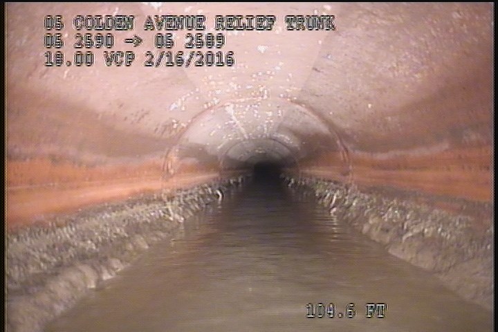 Deposits Attached Grease, 5 %of cross sectional area, from 03 to 09 o'clock, , within 8 inches of joint: YES, Start