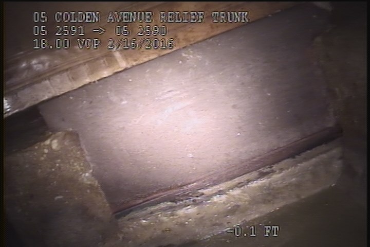 Water Level, 5 %of cross sectional area - STOPLOG IN PLACE NO FLOW