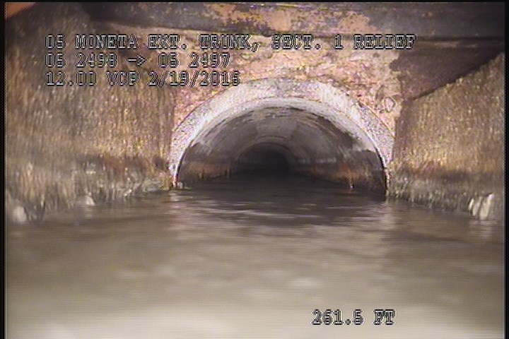 Downstream Manhole, Survey Ends - ABLE TO ZOOM IN TO MH. 2497