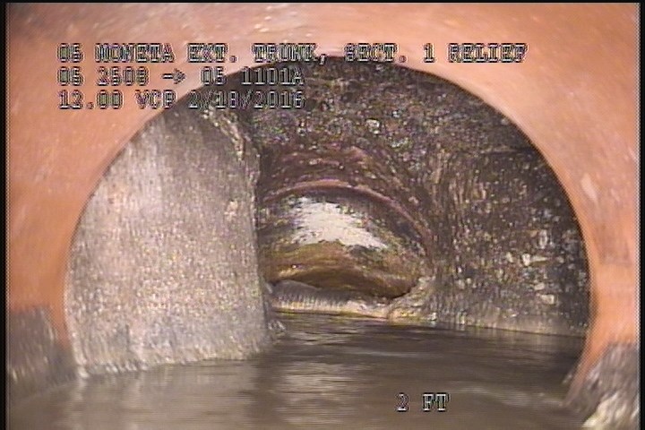 Upstream Manhole, Survey Ends - ABLE TO ZOOM IN TO MH. 1101A