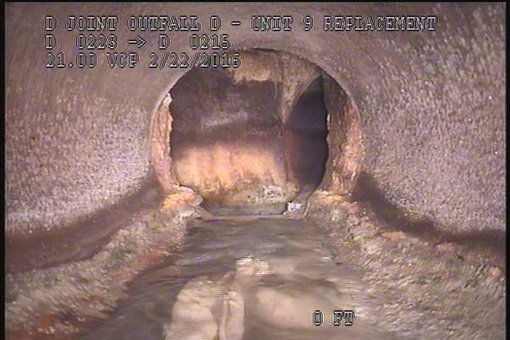 Deposits Attached Grease, 5 %of cross sectional area, from 04 to 08 o'clock, , within 8 inches of joint: NO, Start