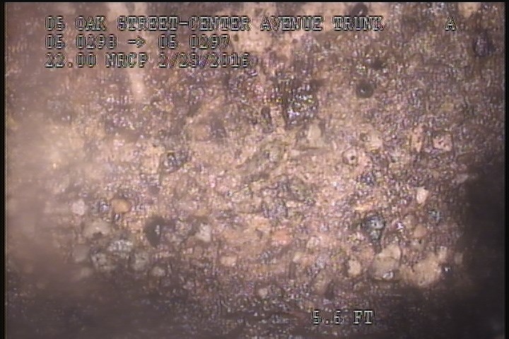 Surface Aggregate Visible, from 08 to 09 o'clock, within 8 inches of joint: YES, Start - SEVERE AGG