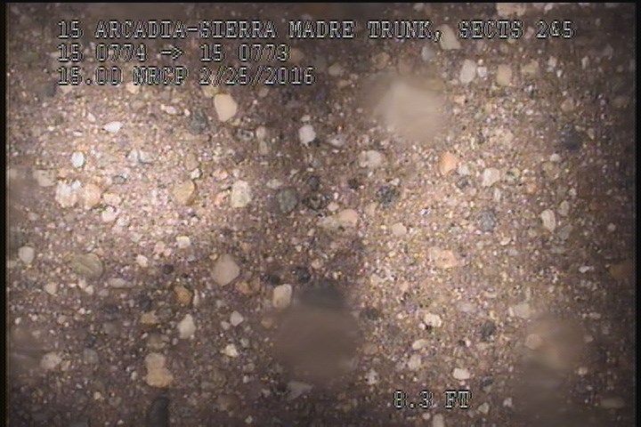 Surface Aggregate Projecting, from 09 to 03 o'clock, within 8 inches of joint: YES, Start - SEVERE AGG