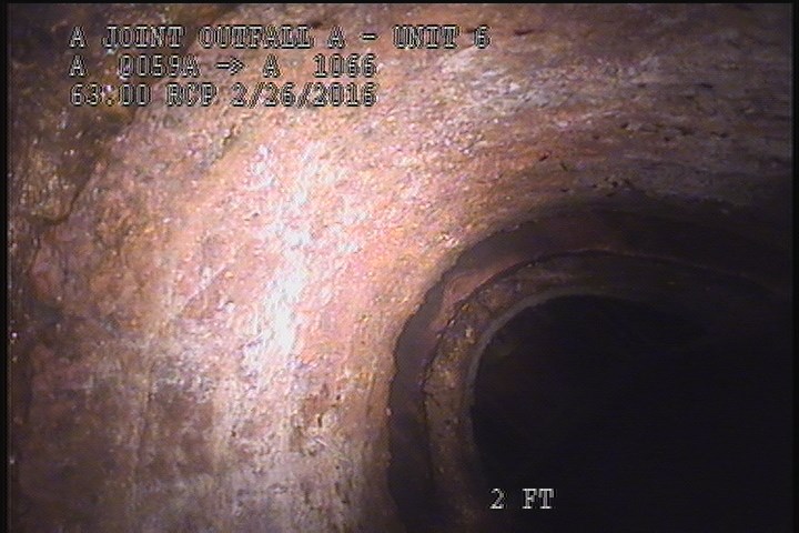 Upstream Manhole, Survey Begins - 8:42 AM