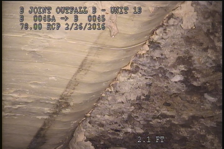 Upstream Manhole, Survey Begins - 8:03 AM
