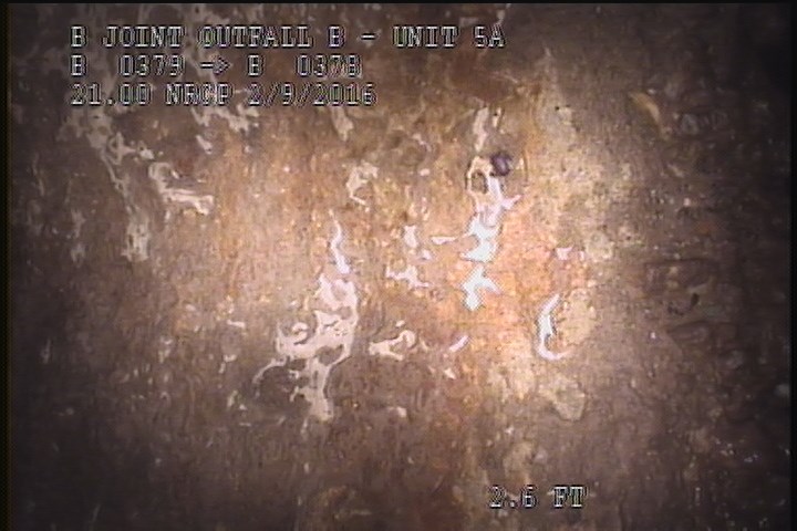 Surface Spalling, from 09 to 03 o'clock, within 8 inches of joint: YES, Start - LKAITANCE COAT PEELING BLISTERING