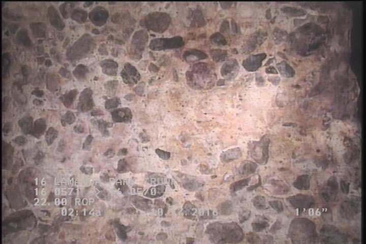 Surface Aggregate Projecting, from 08 to 04 o'clock, within 8 inches of joint: YES, Start