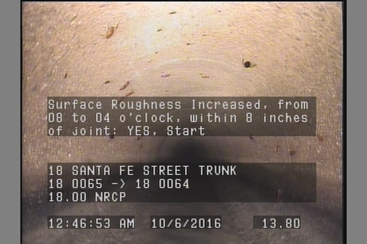 Surface Aggregate Visible, from 08 to 04 o'clock, within 8 inches of joint: YES, Start
