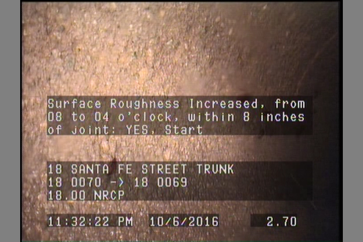 Surface Aggregate Visible, from 08 to 04 o'clock, within 8 inches of joint: YES, Start
