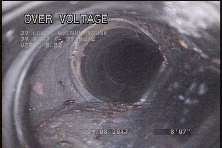 Upstream Manhole, Survey Ends - 2:40AM