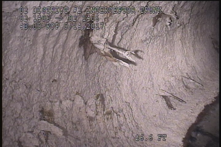 Surface Spalling, from 08 to 04 o'clock, within 8 inches of joint: NO - PEELING CONCRETE UNDER MAG COAT