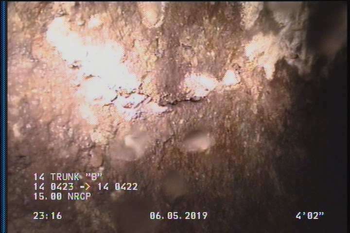 Surface Spalling, from 09 to 03 o'clock, within 8 inches of joint: YES, Start