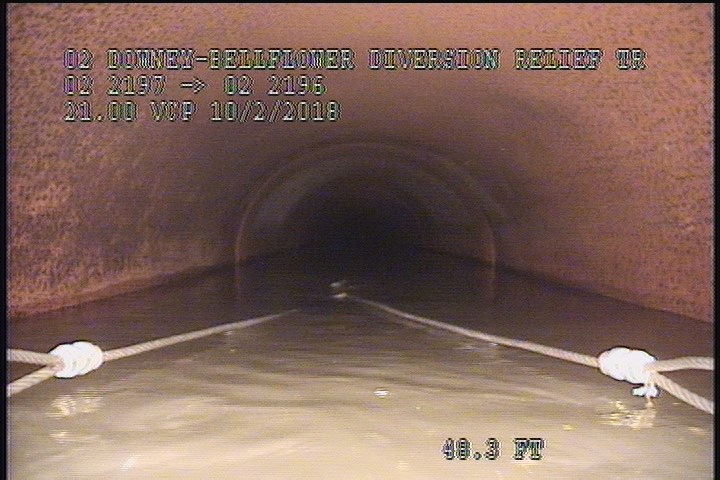 Upstream Manhole, Survey Begins - 9:47 AM