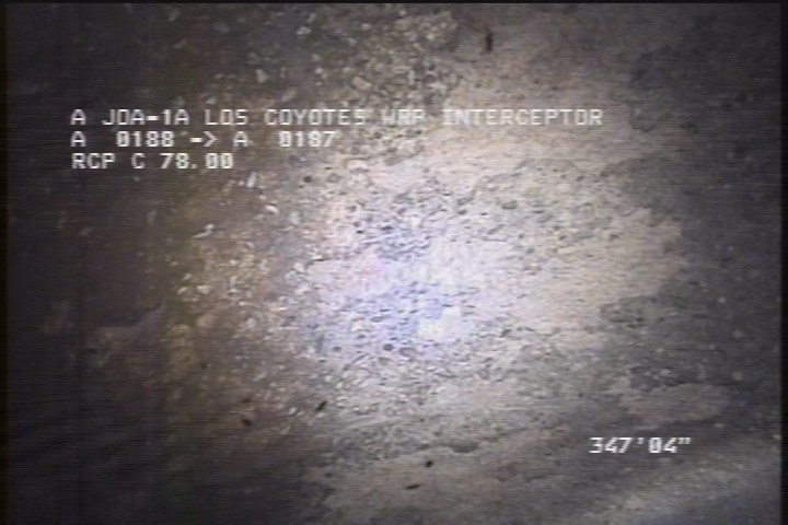 Surface Aggregate Projecting, from 08 to 04 o'clock, within 8 inches of joint: NO - SEVERE AGG