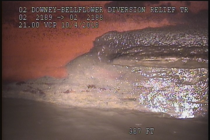 Deposits Attached Grease, 5 %of cross sectional area, from 03 to 04 o'clock, , within 8 inches of joint: YES, Finish