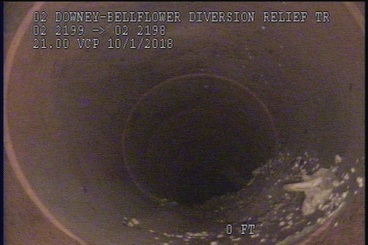 Survey Abandoned - DOWNLEG UPSTREAM SIPHON EAST BARREL