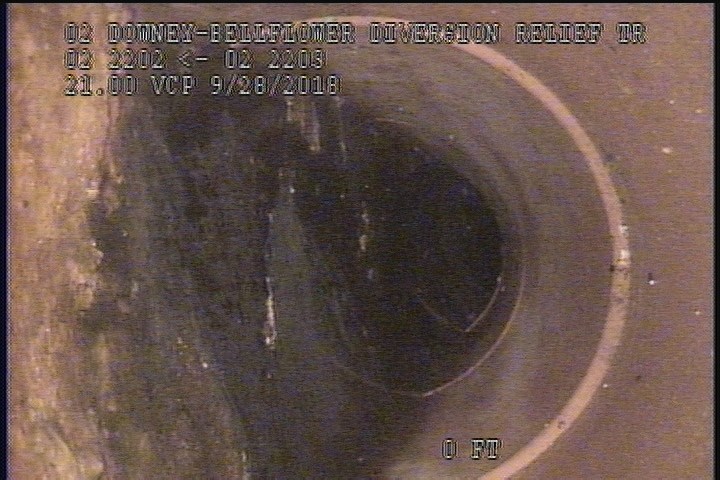 Deposits Settled Other, 60 %of cross sectional area, from 02 to 10 o'clock, , within 8 inches of joint: YES - SLUDGE