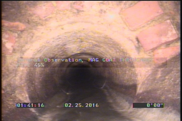 General Observation - MAG COAT THROUGHOUT PIPE 45%
