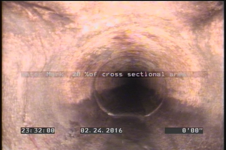 Water Mark, 20 %of cross sectional area