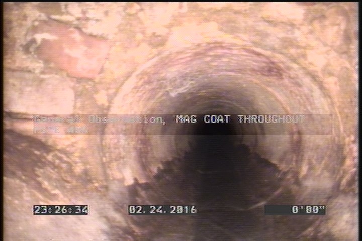 General Observation - MAG COAT THROUGHOUT PIPE 85%