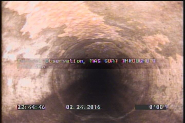 General Observation - MAG COAT THROUGHOUT PIPE 45%