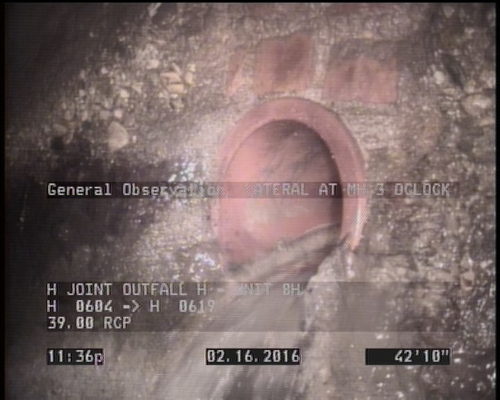 General Observation - LATERAL AT MH 3 OCLOCK