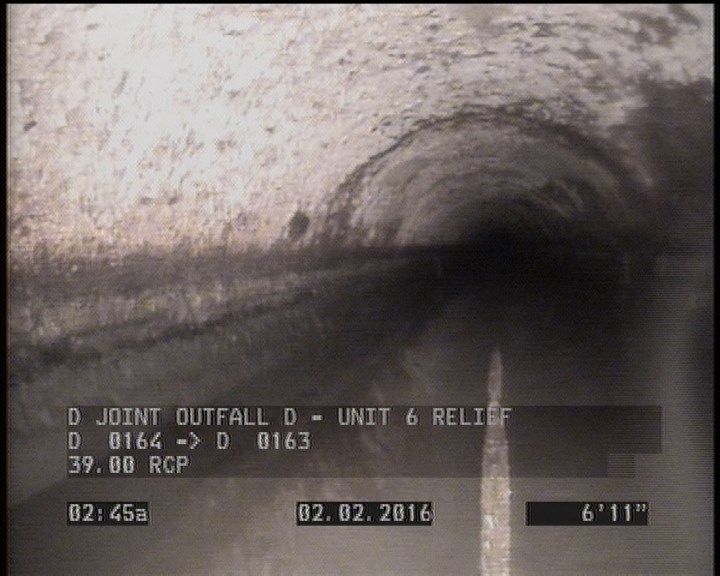 Deposits Attached Grease, 5 %of cross sectional area, from 03 to 09 o'clock, , within 8 inches of joint: YES, Start