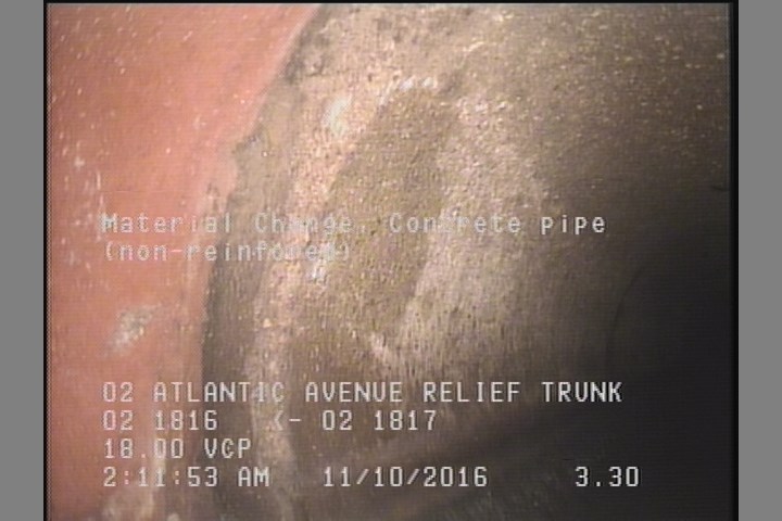 Material Change, Concrete pipe (non-reinfored)