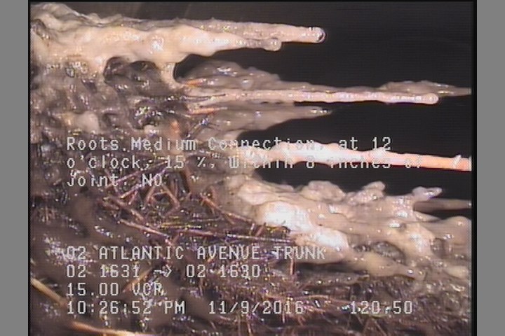 Roots Medium Connection, at 12 o'clock, 15 %, within 8 inches of joint: NO