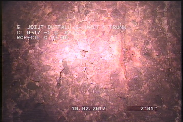 Surface Reinforcement Visible, from 12 to 02 o'clock, within 8 inches of joint: NO - CIRCUM REBAR