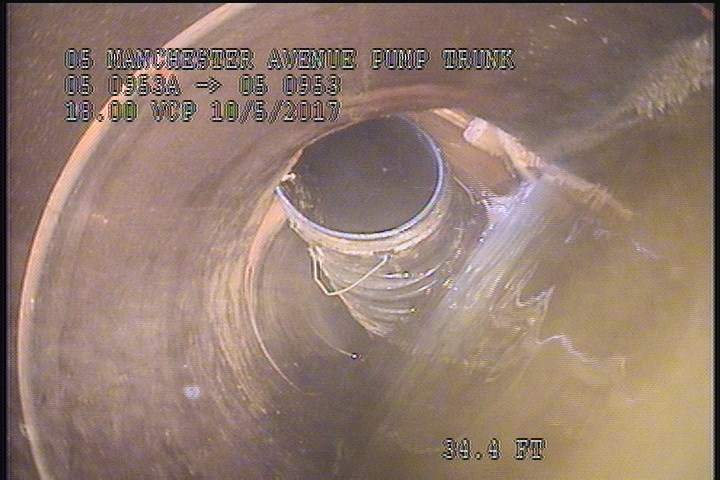 General Observation - BUCKET CONTRACTOR USED TO PROTECT THE HOLE