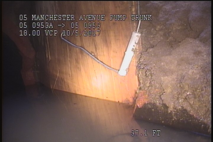General Observation - BREAK IN PIPE, BREAK IS UNDER WATER