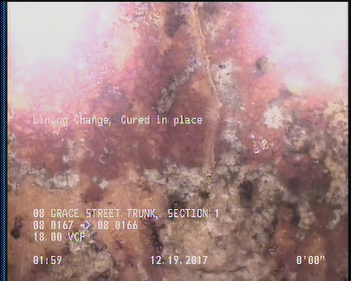 Deposits Attached Grease, 5 %of cross sectional area, from 12 to 12 o'clock, , within 8 inches of joint: YES, Start