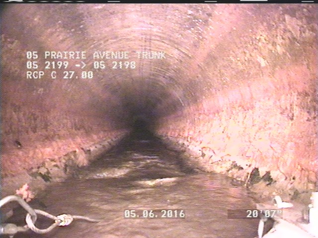 Deposits Attached Grease, 10 %of cross sectional area, from 03 to 09 o'clock, , within 8 inches of joint: YES, Start