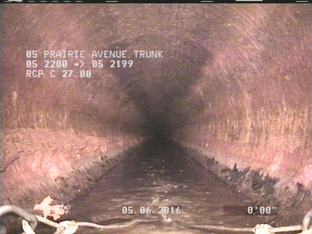 Deposits Attached Grease, 5 %of cross sectional area, from 03 to 09 o'clock, , within 8 inches of joint: YES, Start