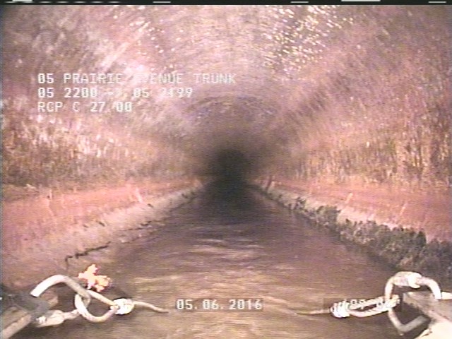 Deposits Attached Grease, 2 %of cross sectional area, from 04 to 08 o'clock, , within 8 inches of joint: NO