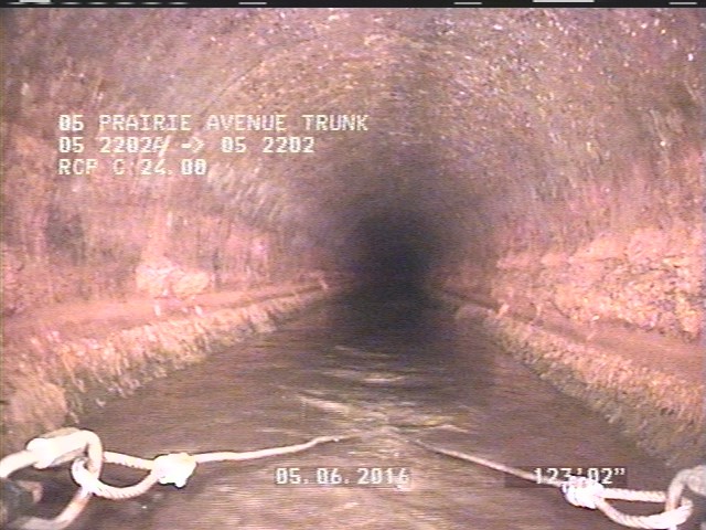 Deposits Attached Grease, 10 %of cross sectional area, from 03 to 09 o'clock, , within 8 inches of joint: YES, Start