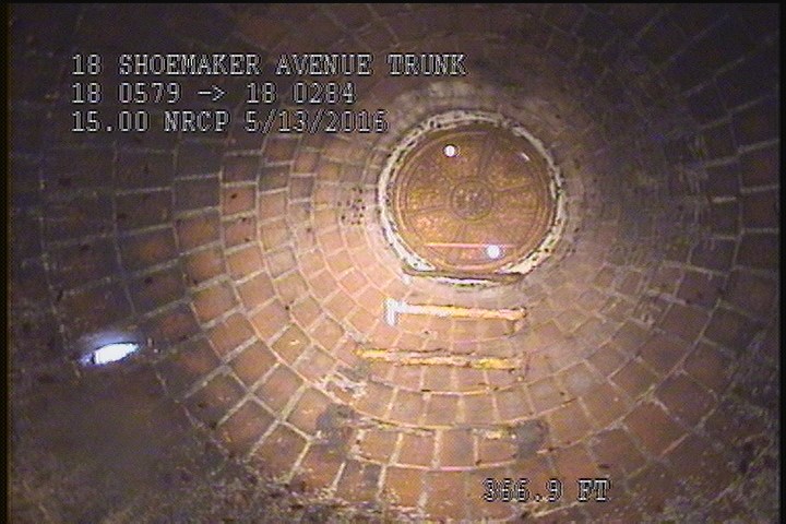 Downstream Manhole, Survey Ends - 12:50PM