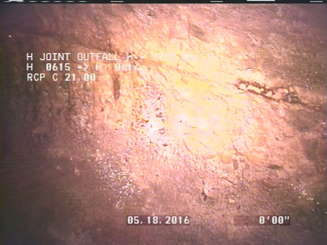 Surface Reinforcement Visible, from 11 to 01 o'clock, within 8 inches of joint: NO, Start - CIRCUM LONG REBAR