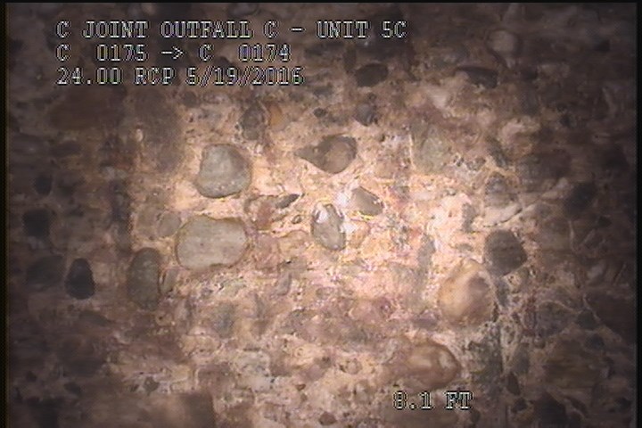 Surface Reinforcement Visible, at 12 o'clock, within 8 inches of joint: NO