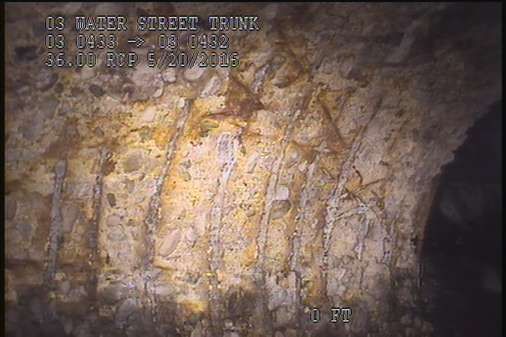 Surface Reinforcement Visible, from 12 to 04 o'clock, within 8 inches of joint: YES, Start - CIRCUM REBAR