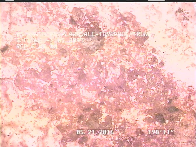 Surface Aggregate Visible, from 09 to 10 o'clock, within 8 inches of joint: NO - SEVERE AGG UNDER MAG
