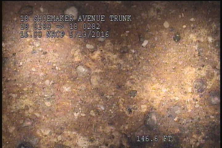 Upstream Manhole, Survey Begins - 9:18 AM
