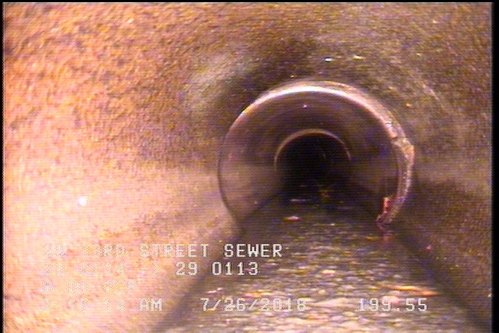 Water Level, Sag in pipe, 15 %of cross sectional area