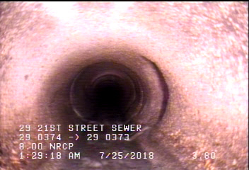 Surface Aggregate Projecting, from 08 to 04 o'clock, within 8 inches of joint: YES, Start