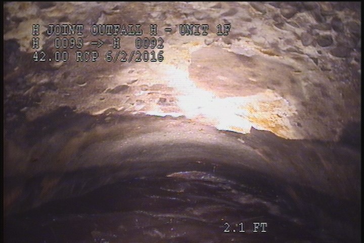 Upstream Manhole, Survey Begins - 8:45 AM