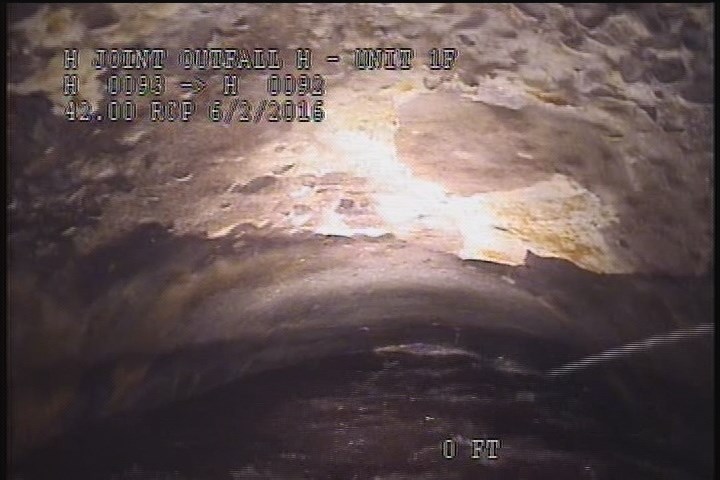 Surface Spalling, from 10 to 02 o'clock, within 8 inches of joint: NO